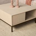 Couchtisch Madison Sand | 80 cm | Quadratisch - Starfurn
