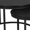Couchtisch Otik Black Oak | 70 cm | 2er-Set - Starfurn
