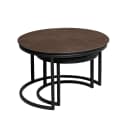 Couchtisch Otik Braun Eiche | 70 cm | 2er Set - Starfurn