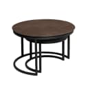 Couchtisch Otik Braun Eiche | 70 cm | 2er Set - Starfurn