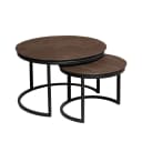 Couchtisch Otik Braun Eiche | 70 cm | 2er Set - Starfurn