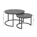 Couchtisch Otik Braun Eiche | 70 cm | 2er Set - Starfurn