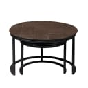 Couchtisch Otik Braun Eiche | 70 cm | 2er Set - Starfurn