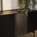 Fernsehmöbel Madison Schwarz | 210 cm - Starfurn