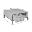 Couchtisch Madison Braun | 80 cm | Quadratisch - Starfurn