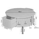 Couchtisch Madison Braun | 80 cm | Rund - Starfurn