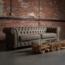 Chesterfield XL Leder | 3 Sitzer - Primavera