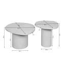 Couchtisch Mirre | Braun | 2er-Set - Starfurn