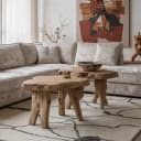 Couchtisch Tonnie | Root massives Teakholz - Sventerior