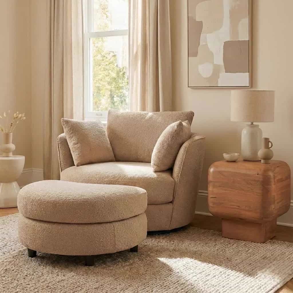 Sessel Kart | mit Hocker