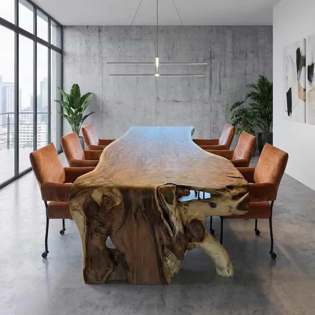 Wassertisch aus Suarholz | 300 cm