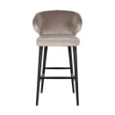 Barstuhl Indigo Khaki Samt - Richmond Interiors