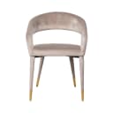 Esszimmerstuhl Gia khaki Samt feuerhemmend - Richmond Interiors