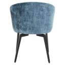 Amphara Esszimmerstuhl blau Chenille feuerhemmend - Richmond Interiors
