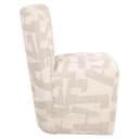 Esszimmerstuhl Lorain beige graffic auf Rollen - Richmond Interiors