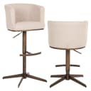 Barstuhl Cheyenne Biscotti Drehstuhl - Richmond Interiors