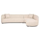 Sofa Pandora beige angora lounge rechts - Richmond Interiors