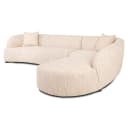 Sofa Pandora beige angora lounge rechts - Richmond Interiors