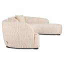Sofa Pandora beige angora lounge rechts - Richmond Interiors