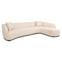 Sofa Pandora beige angora lounge rechts - Richmond Interiors