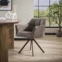 Armlehnstuhl Raster Hoven taupe-braun