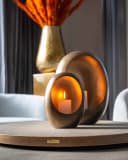 Couchtisch Bloomville Messing Shagreen (2er-Set) - Richmond Interiors