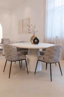 Esszimmerstuhl Elvi trendy nature feuerhemmend (2er Set) - Richmond Interiors