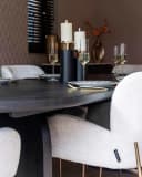 Esszimmerstuhl Amber Cream Fusion, feuerhemmend - Richmond Interiors