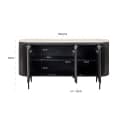 Sideboard Hampton dunkelbraun - Richmond Interiors