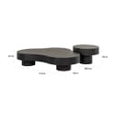 Couchtisch Bogor dunkelbraun (2er-Set) - Richmond Interiors