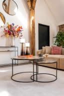 Couchtisch Asher champagnerfarbenes Gold (2er-Set) - Richmond Interiors