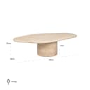 Couchtisch Fictus beige 130 - Richmond Interiors