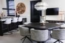 Tischlampe Loiza, gebürstetes Gold - Richmond Interiors