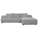 Canterbury 2,5-AL + Chaise R - Mona 120 Taupe - Tower Living