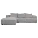 Canterbury 2,5-AR + Chaise L - Mona 120 Taupe - Tower Living