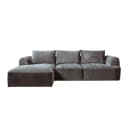 Canterbury 2 5-AR + Chaise L - Mona 464 Zementgrau - Tower Living