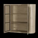 Allure Aufbewahrungsschrank weiß gewaschen 150 cm - Tower Living