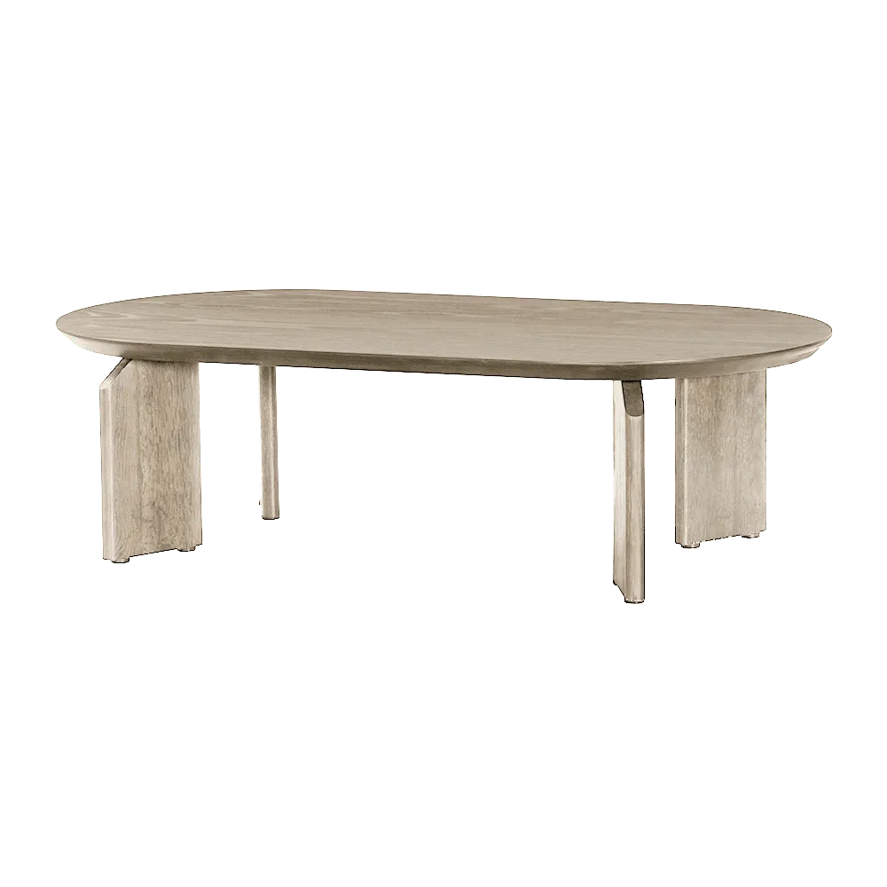 Allure Couchtisch weiß gewaschen 140 cm - Tower Living