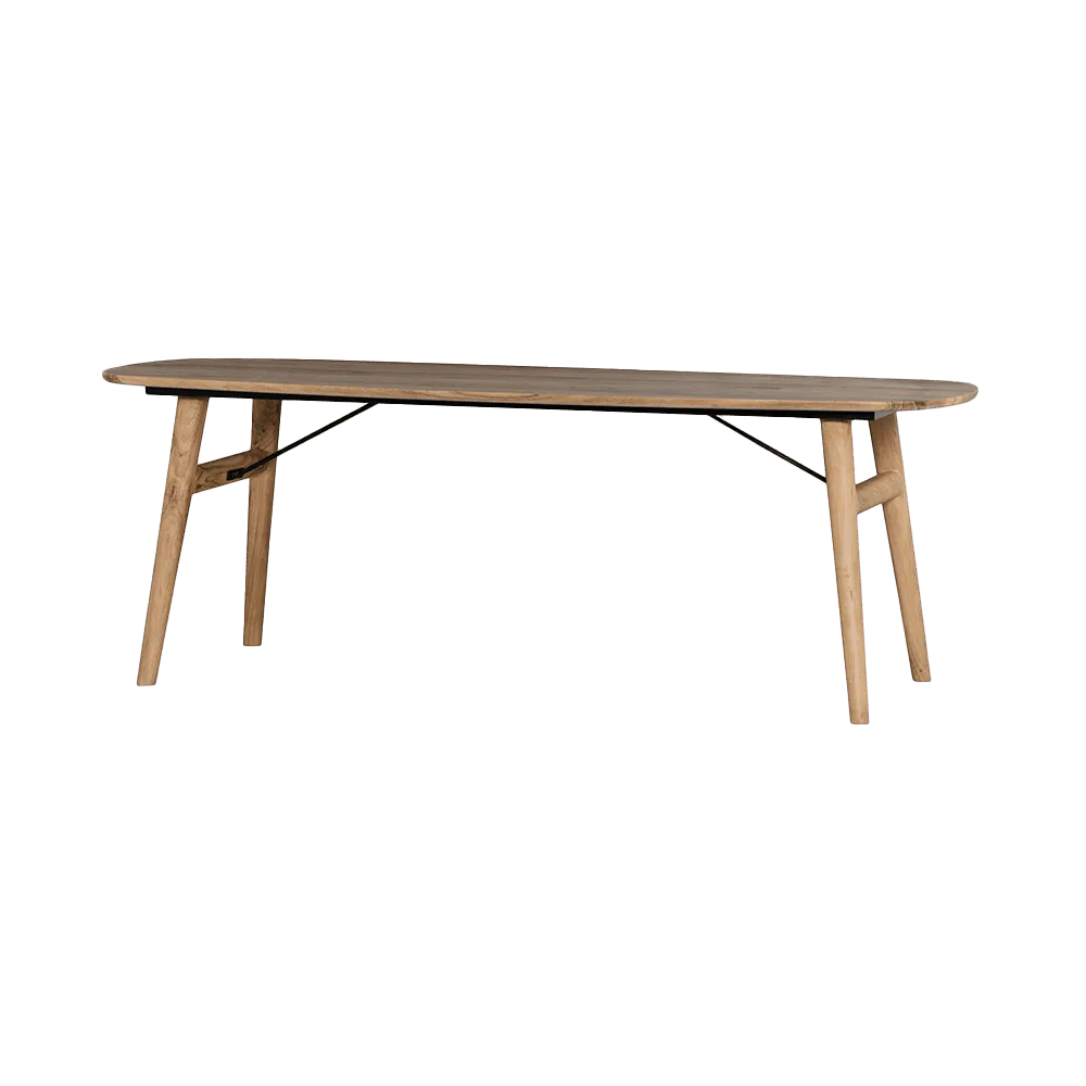Aura Esstisch naturfarben dänisch oval 240 cm - Tower Living