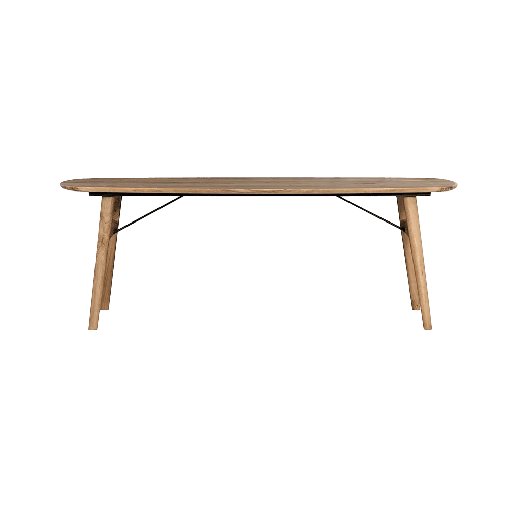 Aura Esstisch naturfarben dänisch oval 240 cm - Tower Living