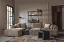 Canterbury 2,5-AR + Chaise L - Mona 120 Taupe - Tower Living