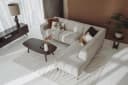 Aura Couchtisch Espesso Dänisch oval 140 cm - Tower Living
