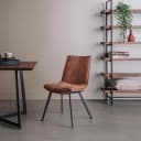 Pamplona Stuhl - Stoff Cognac - Tower Living