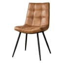 Navarre Stuhl - Stoff Cognac - Tower Living