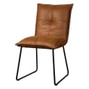Seda Stuhl - Stoff Cherokee 8 Cognac - Tower Living