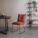 Seda Stuhl - Stoff Cherokee 8 Cognac - Tower Living