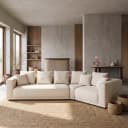Bank Lusso Niagara beige 4-Sitzer - Richmond Interiors