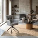 Bardi Armlehnstuhl - Haga 09 Silber - Tower Living