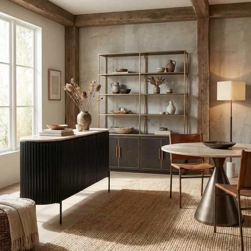 Sideboard Hampton dunkelbraun