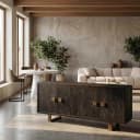Sideboard Hunter schwarz rustikal - Richmond Interiors